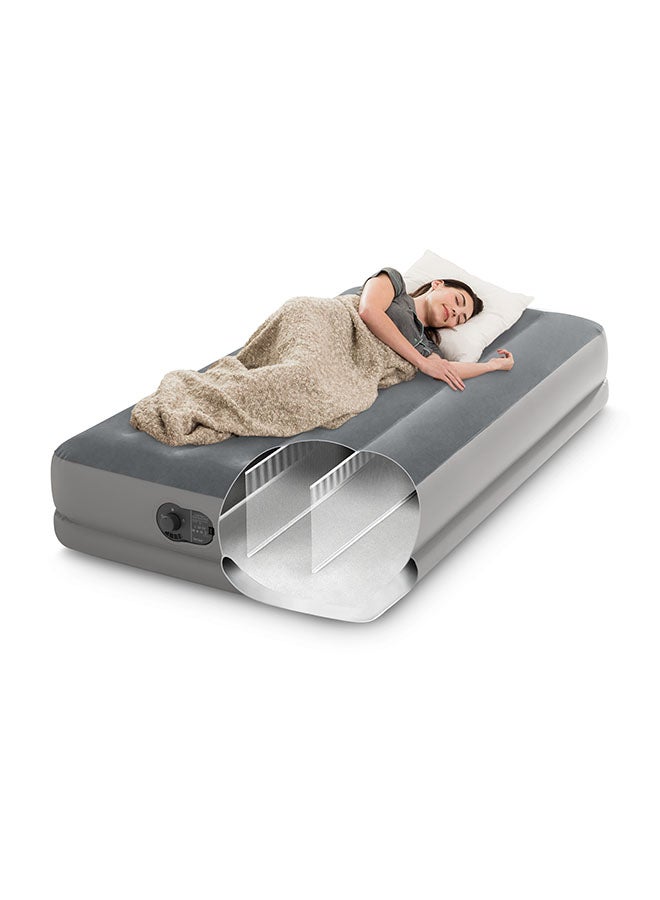 اينتكس - سرير هوائي  بتقنية دورا بيم برستيج بمضخة هواء بمنفذ USB 191 X 99 X 30سم - Image 1