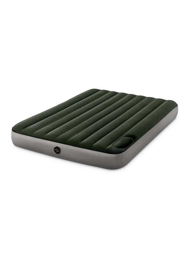 Dura Beam Downy Airbed With Foot Bip Queen Size PVC Green/Grey 