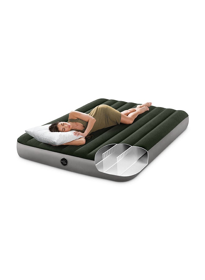INTEX Dura Beam Downy Airbed With Foot Bip Queen Size PVC Green/Grey - Image 4