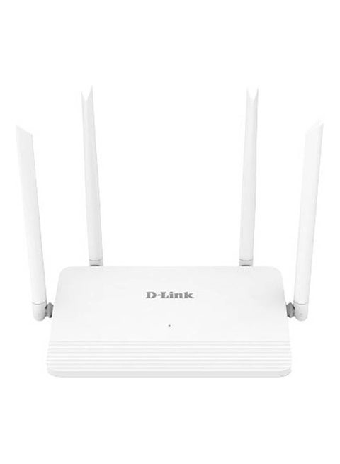 DIR-825M AC1200 Gigabit Dual Band Wi-Fi Router, Speed Up to 1200Mpbs, 802.11ac MU-MIMO Wireless, Multiple Operating Modes, WPA / WPA2, WPA3 Encryption White