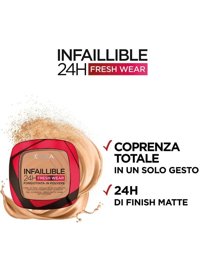 L'OREAL PARIS Infaillible 24H Fresh Wear Make-Up-Puder 260 Golden Sun  - Image 3