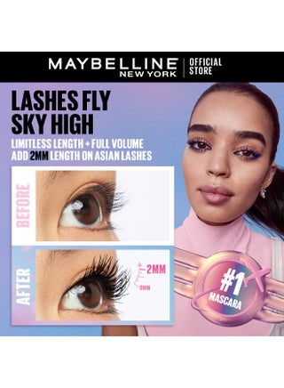 LASH SENSATIONAL SKY HIGH MASCARA, BLACK, 36H, LENGTHENING, VOLUMIZING, +2MM LENGTH ON ASIAN LASHES Black - view 3