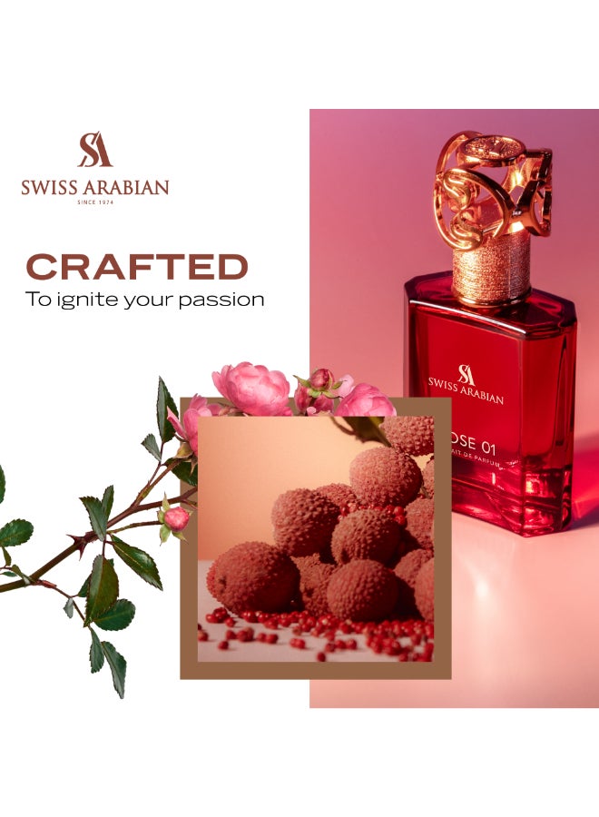 Swiss Arabian Rose 01 Unisex Extrait De Parfum 50Ml