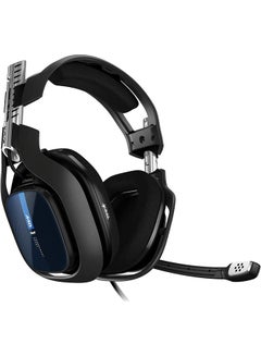 ASTRO ASTRO Gaming A40 TR Wired Gaming Headset, ASTRO Audio V2, Dolby ATMOS, 3.5mm Audio Jack, Swappable Mic, for PS5, PS4, PC, Mac, Nintendo Switch, Mobile - Black/Blue  - Image 3