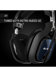 ASTRO ASTRO Gaming A40 TR Wired Gaming Headset, ASTRO Audio V2, Dolby ATMOS, 3.5mm Audio Jack, Swappable Mic, for PS5, PS4, PC, Mac, Nintendo Switch, Mobile - Black/Blue  - Image 4