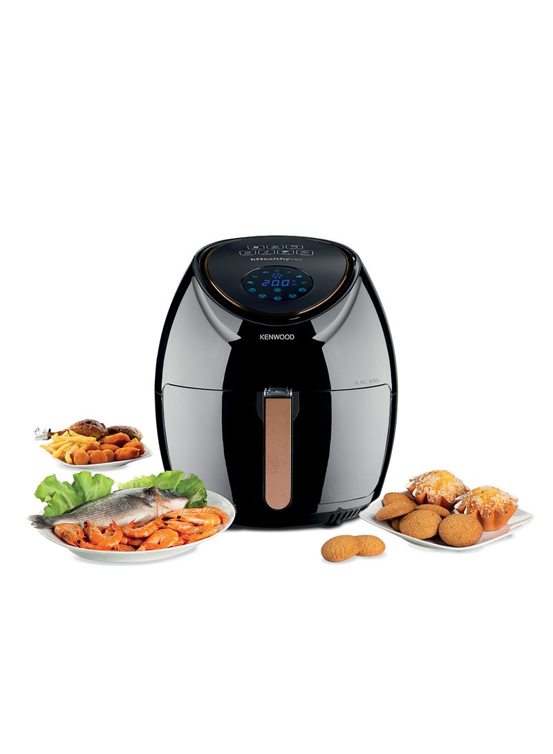 كينوود - مقلاة هوائية 5.5 L 1800 W HFP50 / HFP50.000BK أسود - Image 1