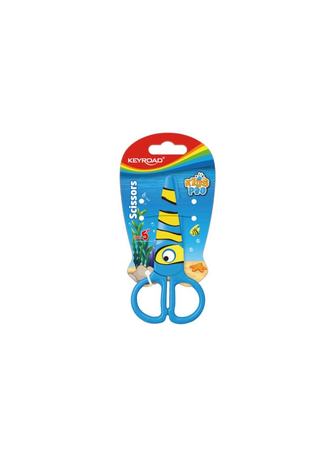 Keyroad KEYROAD KIDS SCISSORS Plastic 12.5 CM Nr KR971403 Blue