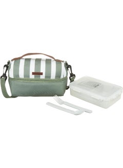Transparent lunch box Lock & lock + fork + spoon + thermal preservation bag Multicolour