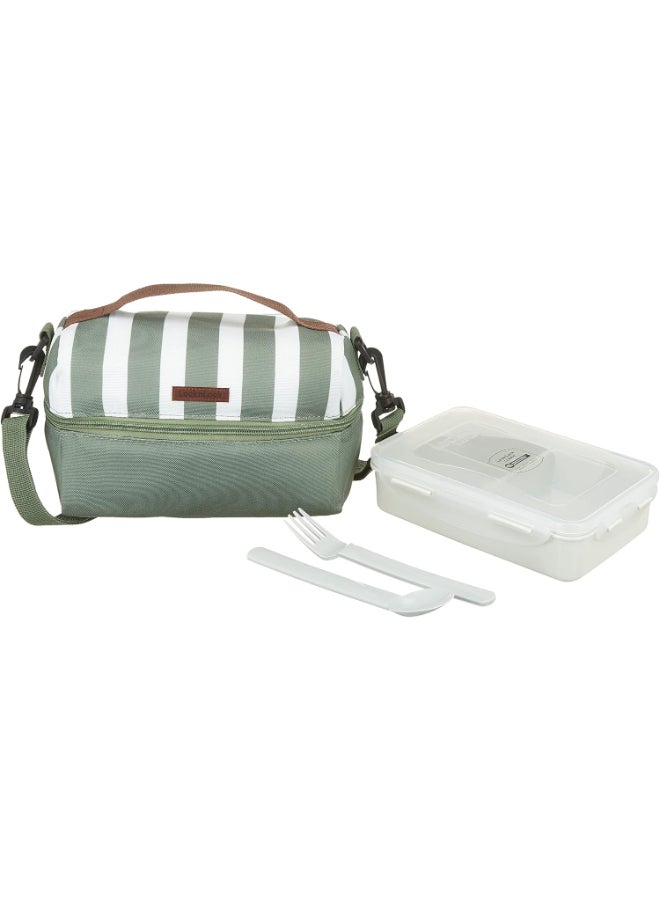 LocknLock Transparent lunch box Lock & lock + fork + spoon + thermal preservation bag Multicolour  - Image 1