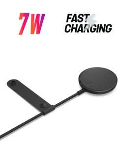 Magnetic Wireless Charger Pad 7.5W - Magsafe Compatible Apple Wireless Charger, Safe And Secure Wireless Charger For Apple iPhone 15/14/13/12 Series Black