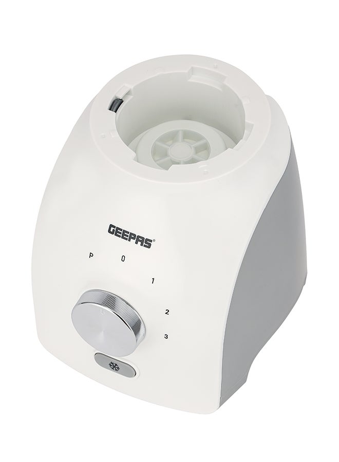 GEEPAS - 3-In-1 Blender With Stainless Steel Blades, Turbo Button For Ice Crushing, 3 Speed With Pulse Function, Overheat Protection, Powerful Motor 1.8 L 600 W GSB44034N Multicolour - Image 1