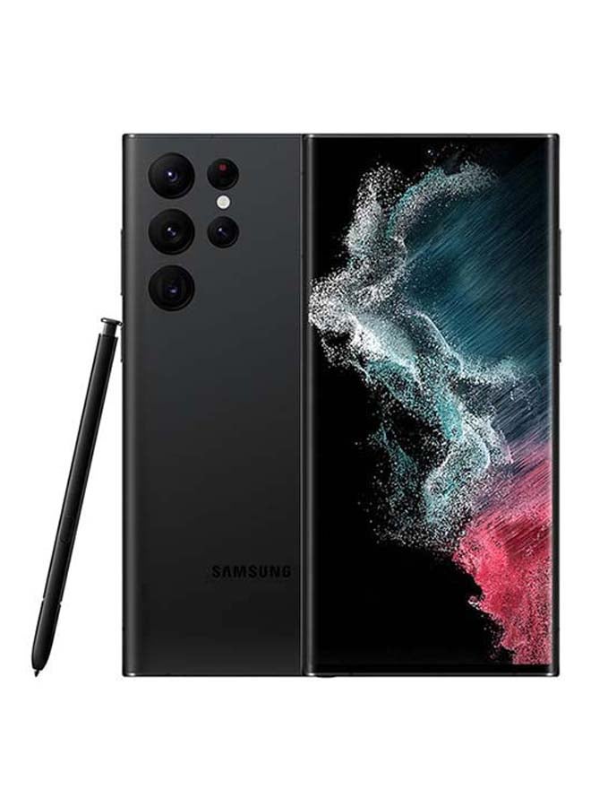 Samsung Galaxy S22 Ultra Single Sim + eSim Phantom Black 128GB 8GB RAM 5G - International Version - Image 1