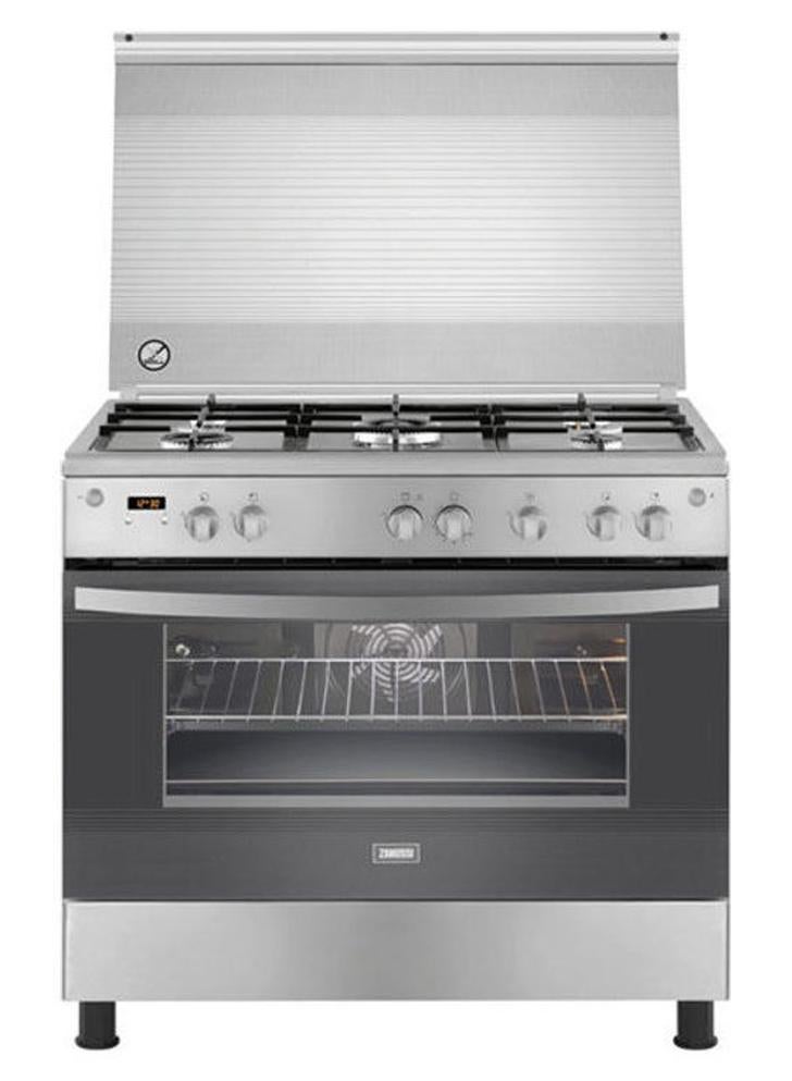 Gas Stove 5 Burners Cool Max Auto Ignition Full Safety ZCG94396XA Silver