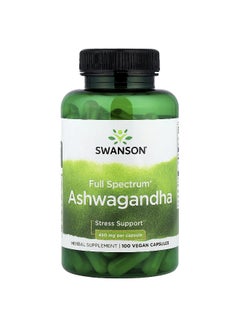 SWANSON Full Spectruma Ashwagandha 100 Vegan Capsules  - Image 1