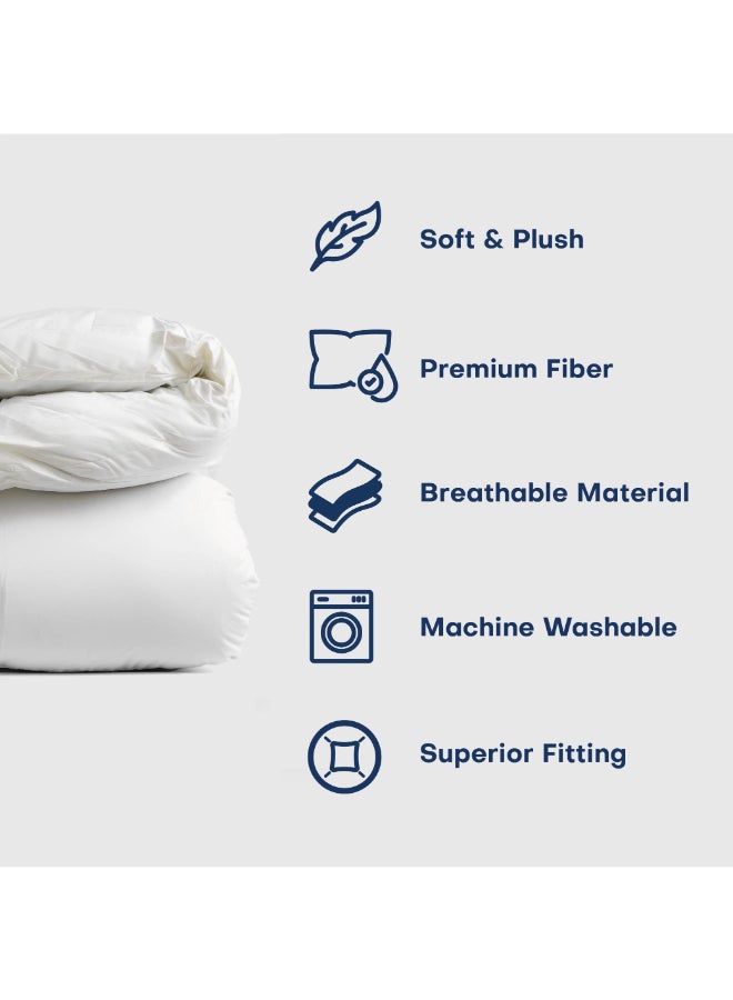 أريكا طبقة علوية للفراش قطن أبيض 200 x 200سم - Image 4