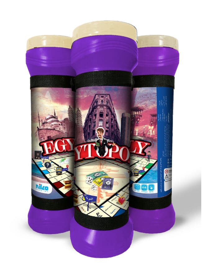 nilco Cylinder Egytopoly 2 to 5 Players 
