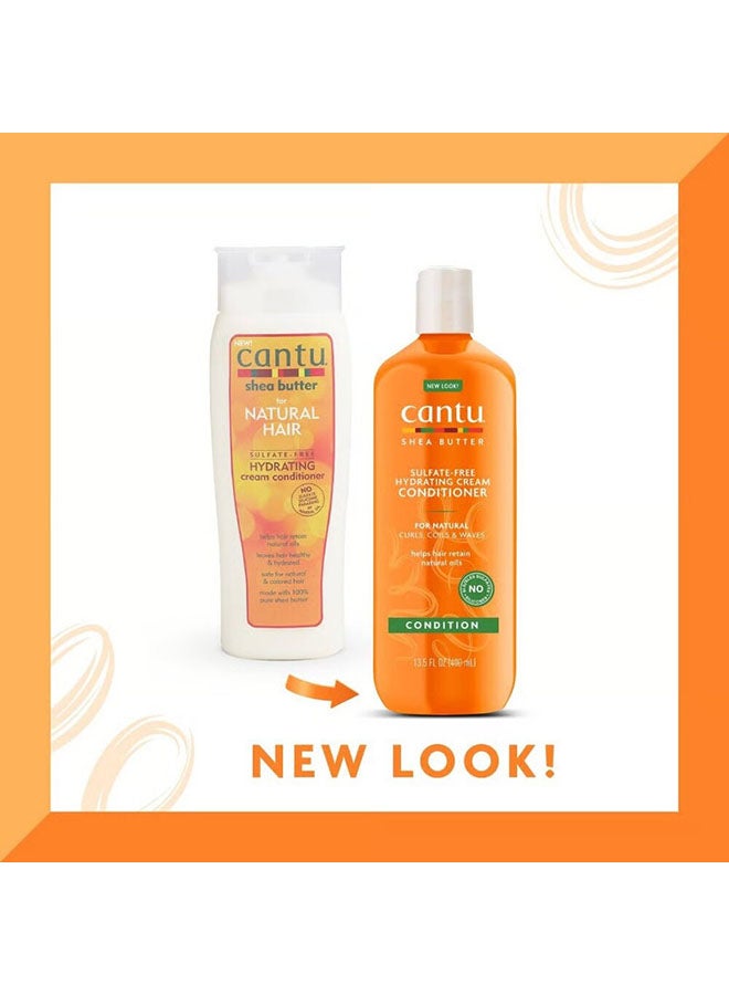 Cantu - Hydrating Cream Conditioner With Shea Butter For Natural Hair White 400ml - Image 1