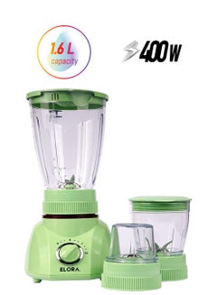 ELORA 3-In-1 Blender 1.6 L 400 W EL-BL-5127 Olive  - Image 1