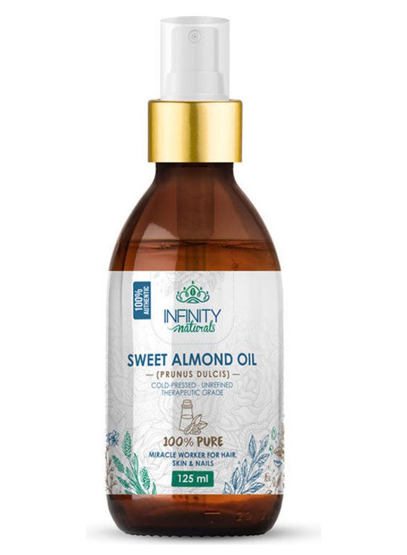 زيت اللوز الحلو الطبيعي. أخضر 125ملليلتر