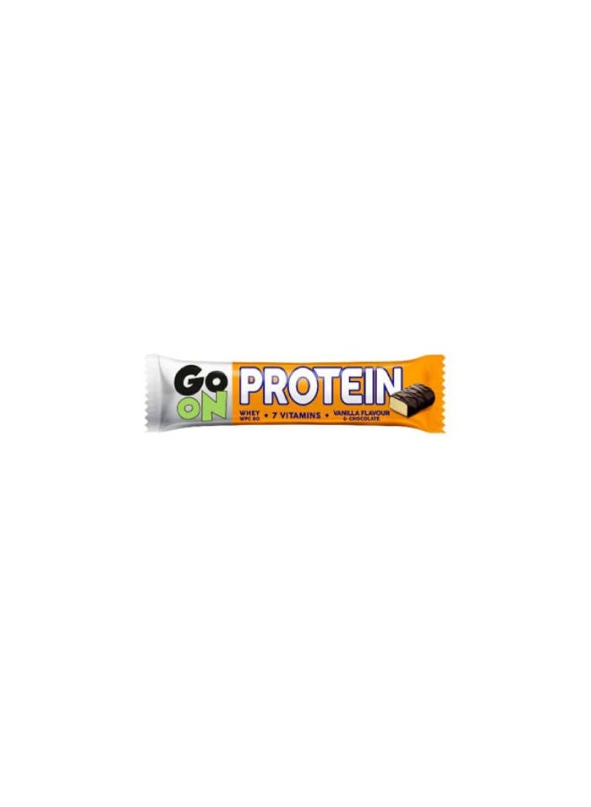 GO ON Protein Vanilla Inuli Chocolate Bar 50grams
