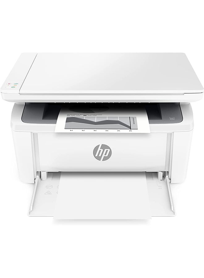 HP LaserJet MFP M141a Monochrome Multifunction Printer, Print/Copy/Scan, 20 ppm Print Speed, 600 x 600 dpi Print Quality, USB Connectivity, 150-Sheet Input Tray, 100-Sheet Output Capacity, Up to 20 cpm Copy Speed, LED Display, Black and White Printing, 7MD73A White White - Image 2
