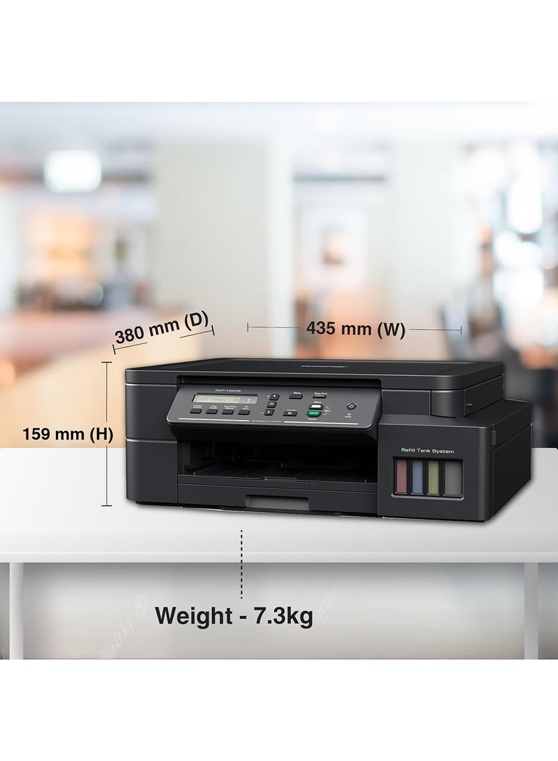 Wireless All In One Ink Tank Printer, DCP-T520W, Mobile & Cloud Print And Scan, High Yield Ink Bottles Black - pnsku/N52595776A/45/_/1724332574/607e26fb-95c0-4515-8cbe-713db4e56f4f