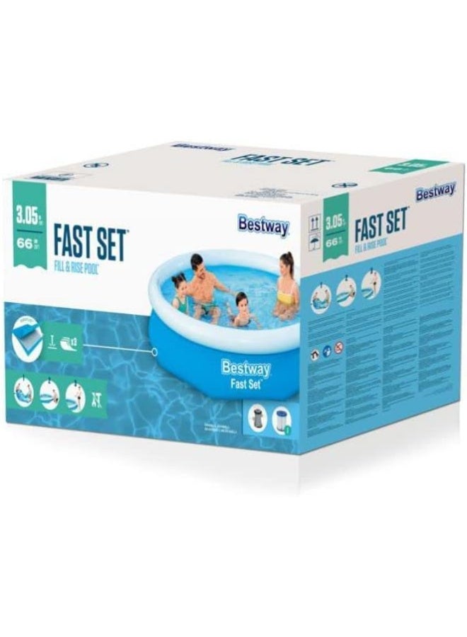 Bestway Fast Set Pool 305cm x 66cm, Multicolor 305x66cm - Image 2