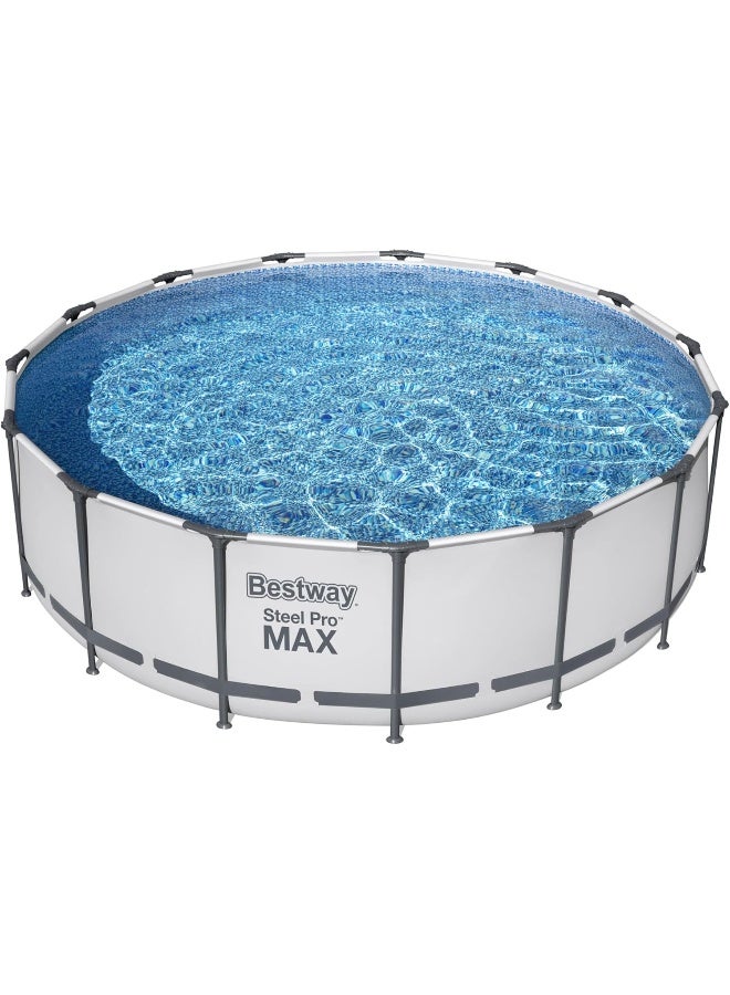 Bestway Pool Set 457X122Cm, Blue, 56438, Steel Pro Max 15' x 48 inch/4.57m x 1.22m Pool Set 56438 396x122cm  - Image 4
