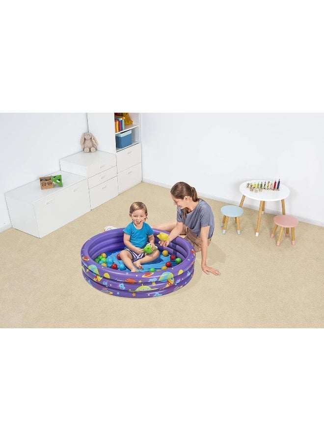 Î¦40" x H10" Intergalactic Surprise Ball Pit 102x25cm