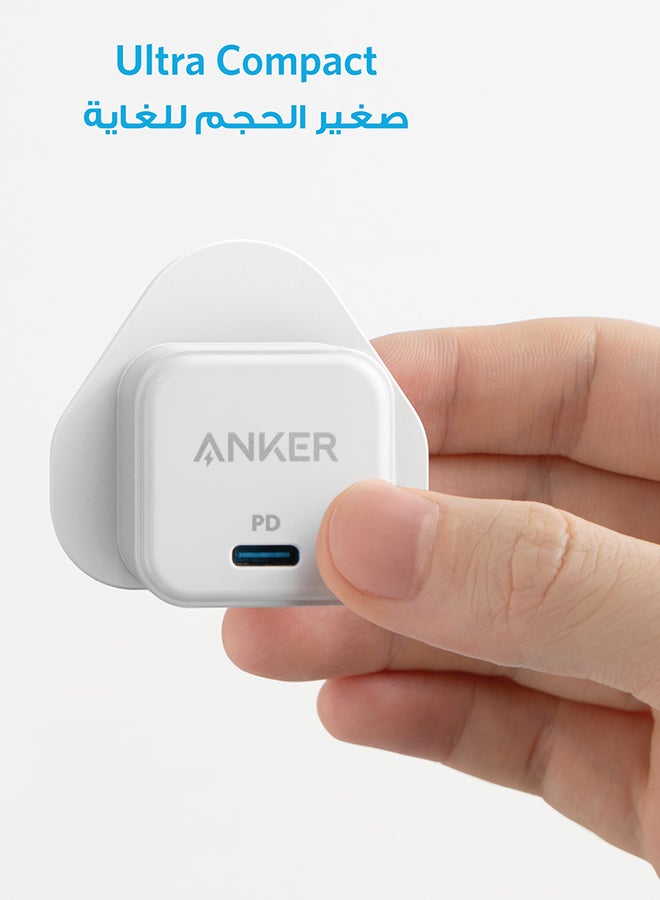 Anker iPhone 16 Pro 20W USB C Fast Charger, PowerPort III Cube for iPhone 16/16 Pro/16 Plus/16 Pro Max, 15/14 Series, Samsung, iPad, Huawei, Xiaomi, Vivo, Oppo and More White  - Image 5