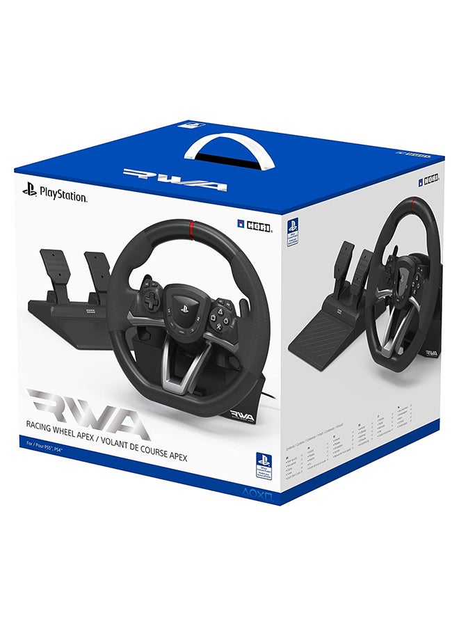 HORI - Hori Apex Racing Wheel - Officially Licensed By Sony For Playstation 5, Playstation 4 And Pc - Image 1