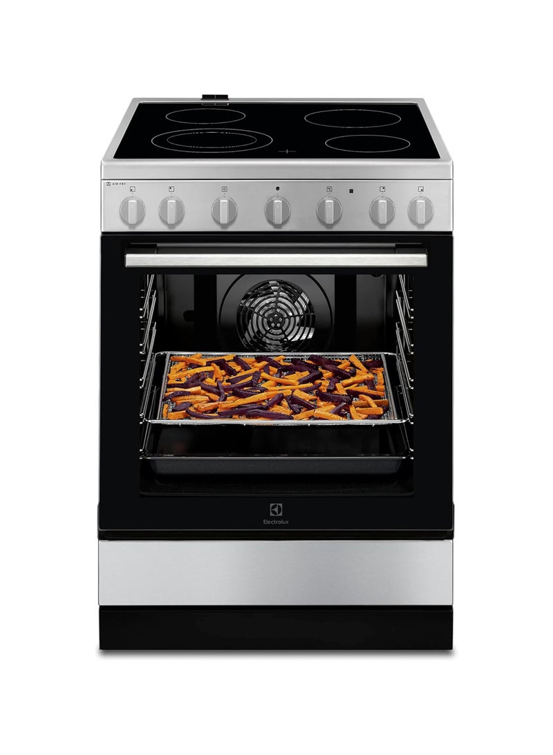 الكترولوكس موقد طهي كهربائي مصنوع من السيراميك LKR64000BX أسود/فضي - Image 1