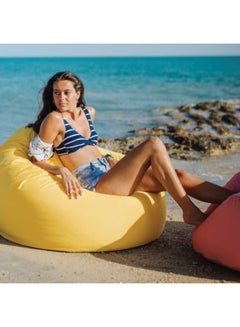 Ariika Koze Luxury bean bags Outdoors Yellow 100 D x 70 Hcm  - Image 2