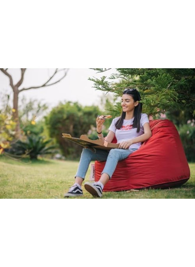 Ariika - Big Buff Bean Bag red 60 x 94cm - Image 1