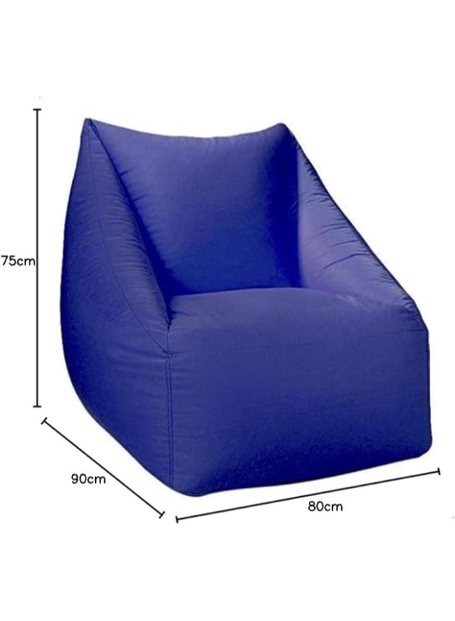 Ariika Monaco Luxury bean bags Outdoors Navy Blue 80 L x 75 W x 90 Hcm  - Image 2
