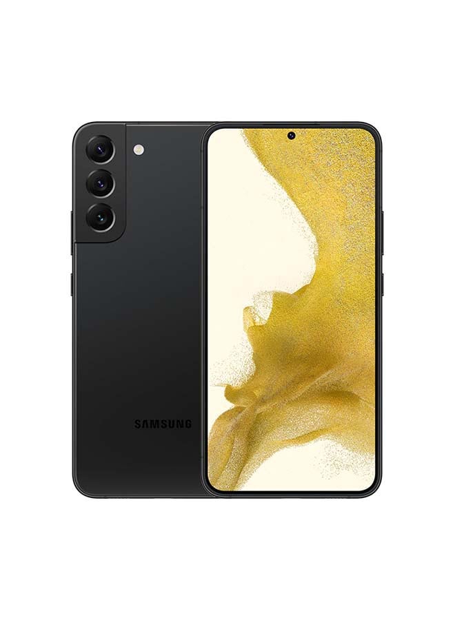 سامسونج هاتف جالاكسي S22+ ثنائي الشريحة أسود فانتوم، ذاكرة رام سعة 8 جيجابايت وذاكرة داخلية سعة 128 جيجابايت يدعم تقنية 5G - إصدار عالمي - Image 1
