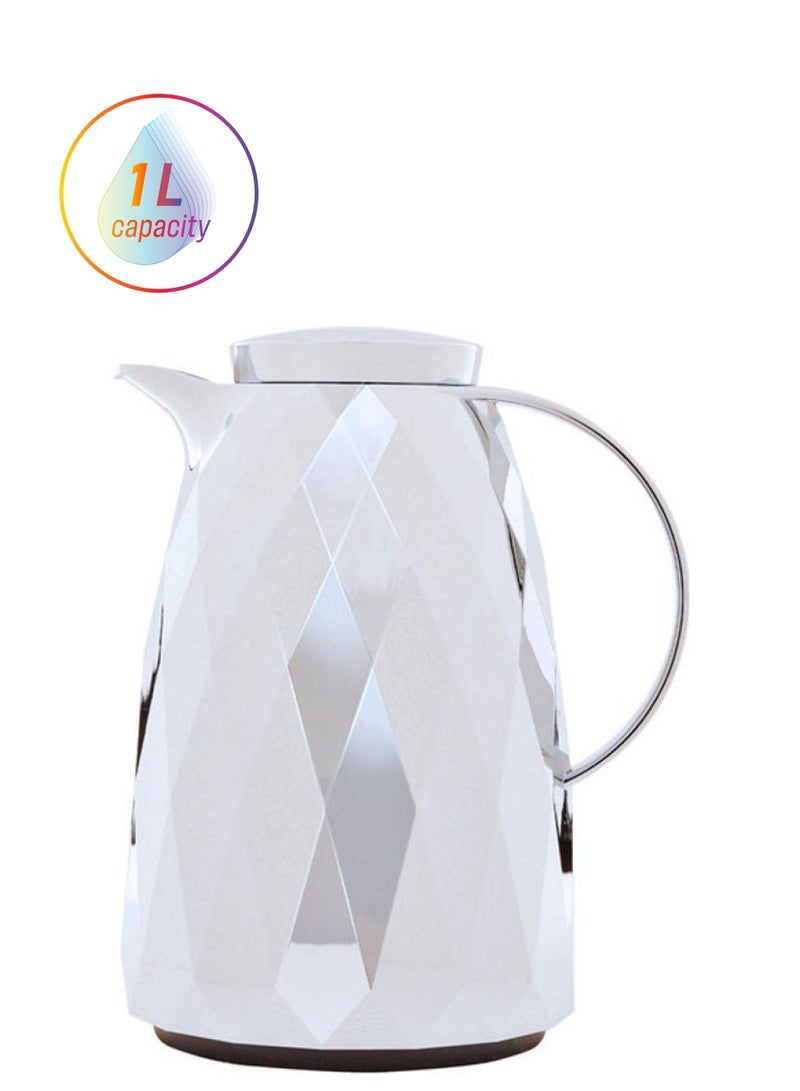 emsa Auberge Diamond Thermal Jug Silver 1Liters  - Image 1