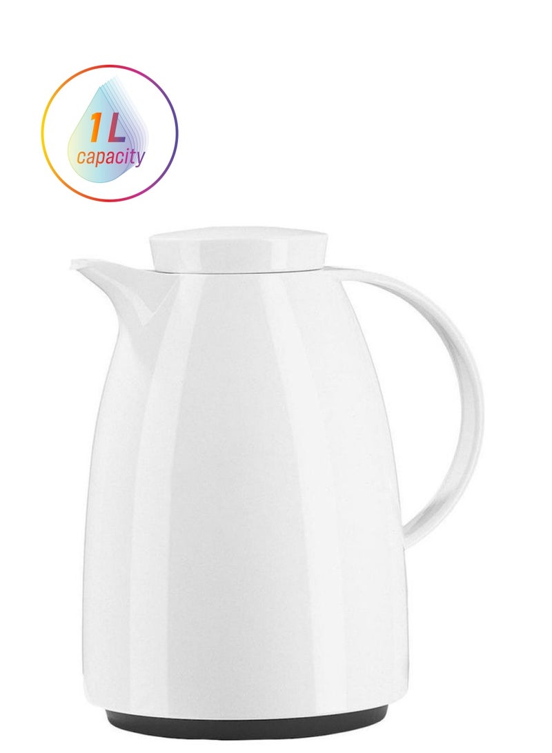 emsa Auberge Thermal Jug White 1Liters  - Image 1