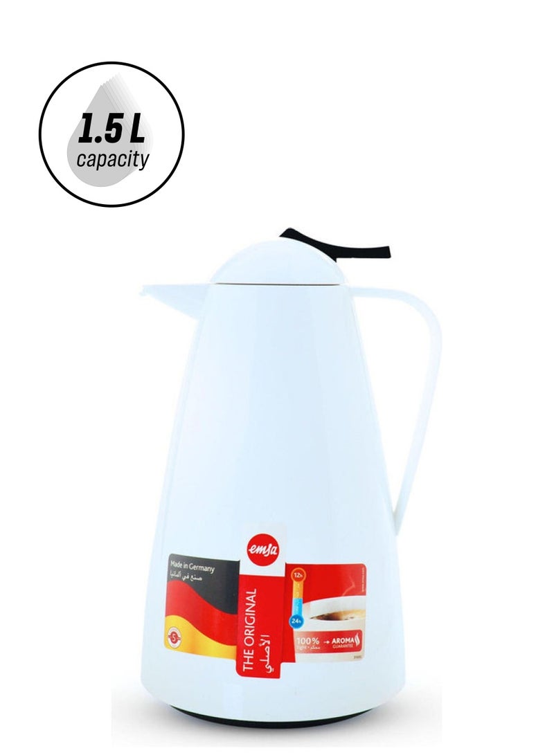 إمزا إبريق سالسا حراري أبيض 1.5لترات - Image 1