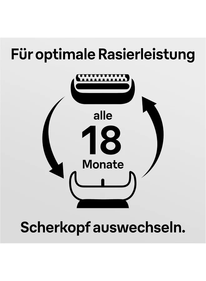 BRAUN Series 5 52S Electric Shaver Head Replacement Cassette Silver