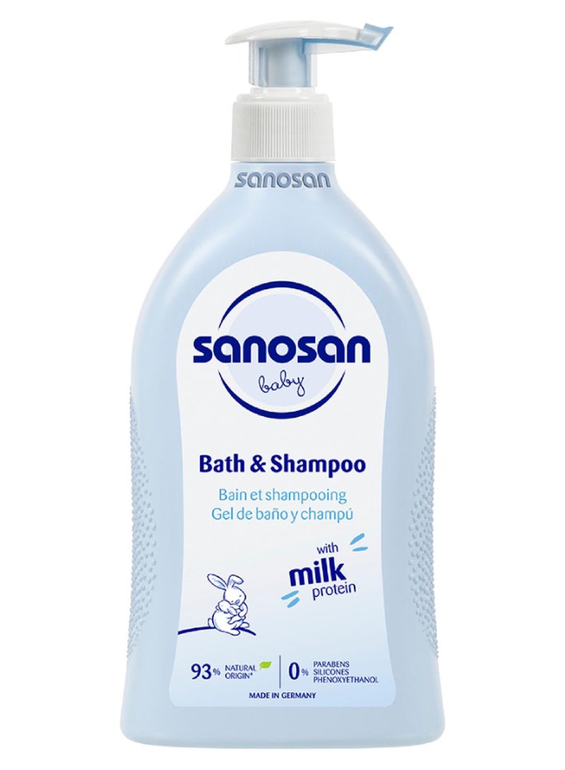 sanosan Baby Bath & Shampoo 500ml