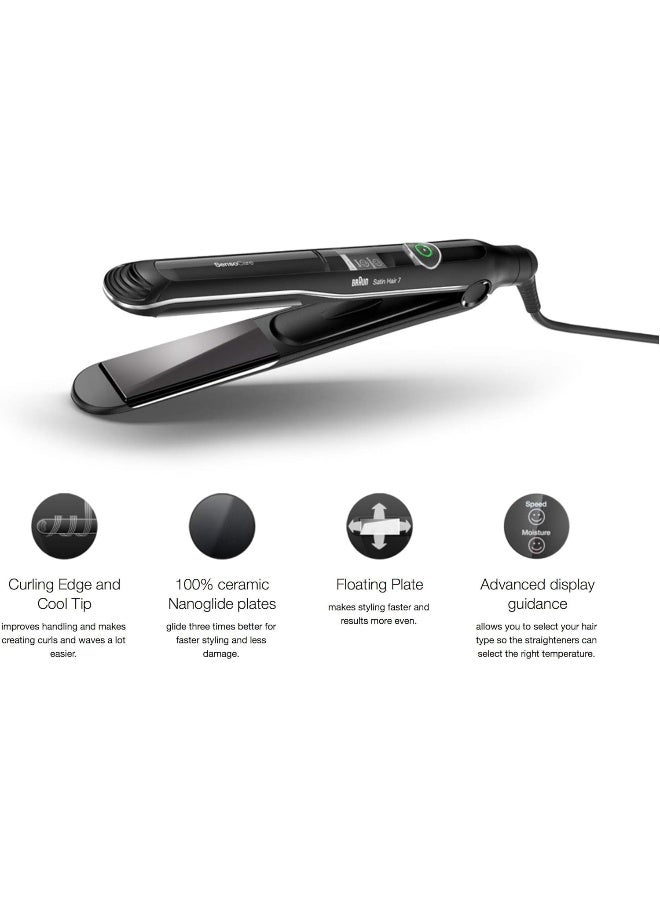 BRAUN - Senso Care Hair Styler ST780 With Automatic Temperature Adaptation Black - Image 1