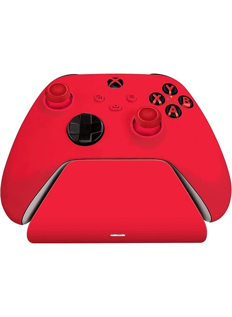 Razer Universal Quick Charging Stand for Xbox Series X|S, Magnetic Secure Charging, Perfectly Matches Xbox Wireless Controllers, USB Powered - Pulse Red (Controller Sold Separately)