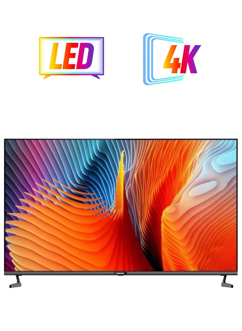 NIKAI 55-Inch 4K Ultra HD LED Smart TV NIK55MEU4STN Black  - Image 1