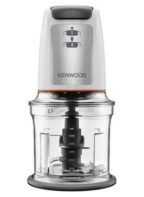 مفرمة، سرعتان، شفرات رباعية من الفولاذ المقاوم للصدأ، ملحق المايونيز 0.5 L 500 W CHP61.100WH أبيض/ شفاف/ أسود