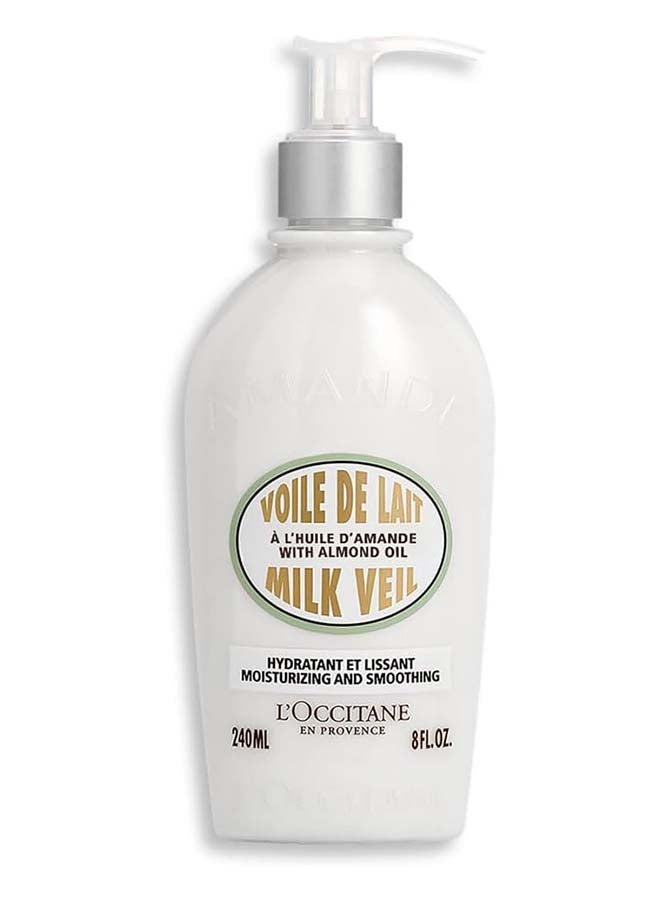 L'OCCITANE Almond Milk Veil, Lotion for Hydrating Skin 240ml  - Image 1