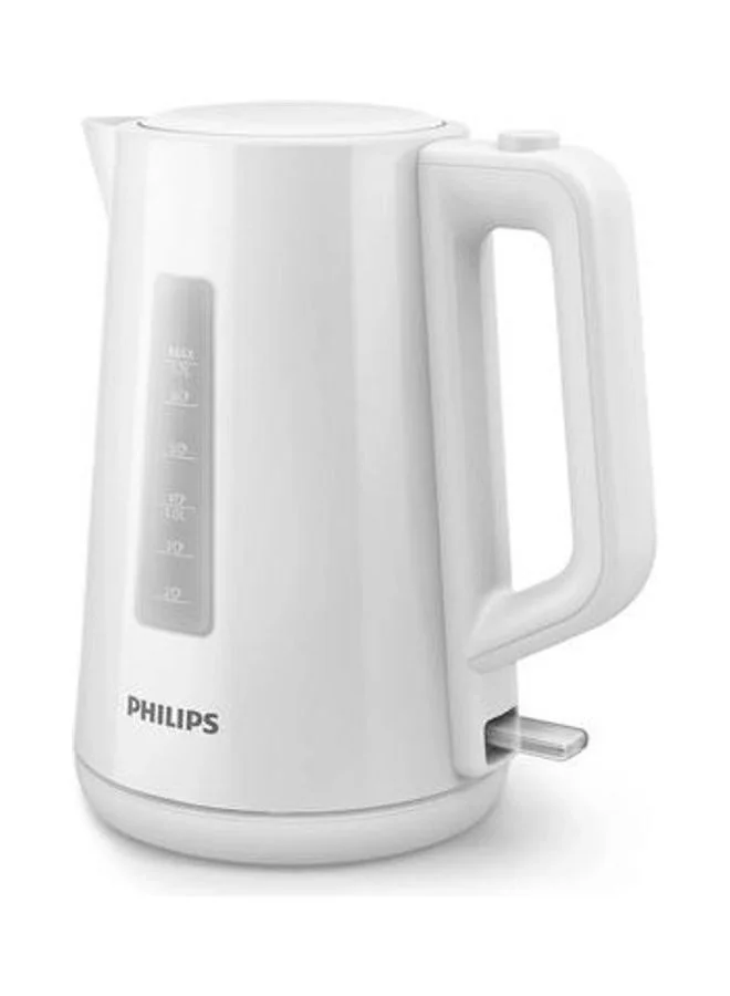Philips Plastic Kettle 3000 Series - With Pilot Light, Spring Opening, 1.7 L 2200 W HD9318/01 White