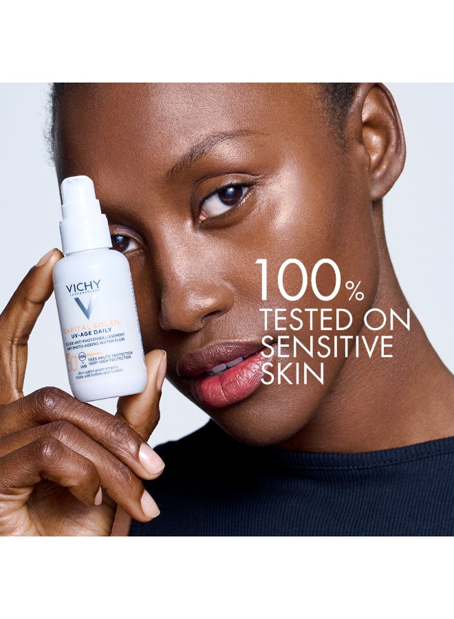 فيشي كابيتال سولاي SPF 50+ UV-Age واقي شمس مقاوم لعلامات تقدم سن مع النياسيناميد 40ملليلتر - Image 4