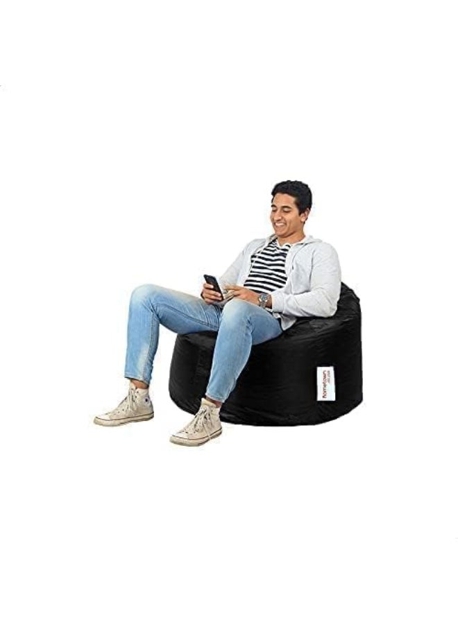 Hometown - Large Waterproof Beanbag Black 84x52cm - Image 1