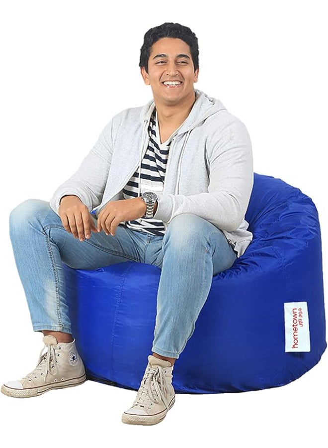 Hometown Large Waterproof Beanbag Blue 84x52cm - Image 2